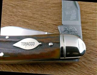 Rare Bulldog Brand " Tobacco King " Knife Gorgeous Sambar Stag