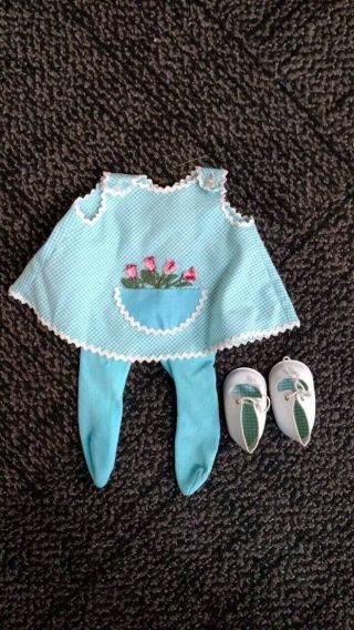 Rare Mattel Talking Tiny Chatty Baby 1964 Playmates Outfit