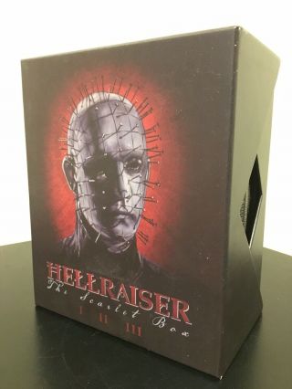 Region B Uk Hellraiser Scarlet Box Set Blu - Ray Limited Arrow Video Rare Oop