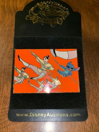 Pin 38766 Disney (p.  I.  N.  S. ) - Stitch & Mulan Le500 Pin Ultra Rare