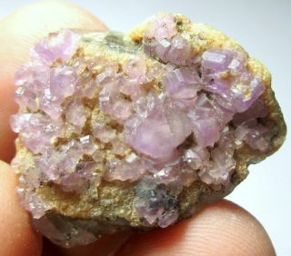 45 CT Rare Purple Apatite Crystals Bunch Specimen From Afghanistan, 3