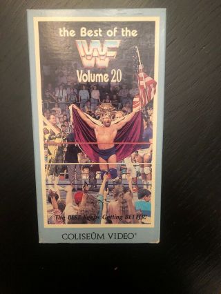 Wwe Wwf Best Of The Wwf Volume 20 Coliseum Vhs Rare