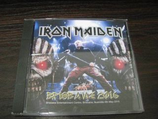Iron Maiden " Brisbane 2016 " Live In Australia Mega Rare Pressing Promo 2cd