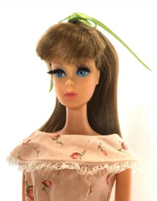 Barbie Doll Go Go Co - Co Tnt 1967 Mod Vintage 1160 Med.  Brown Hair Mattel - Tlc