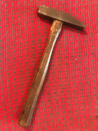 Vintage Stanley Machinist’s Hammer Wood Handle.  Antique.