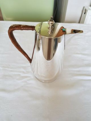 Lovely Antique James Deakin Electro Plated Lidded Coffee /hot Water Jug