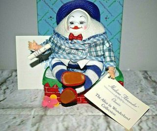 Madame Alexander Humpty Dumpty 8 " Doll 13060 Box Alice In Wonderland