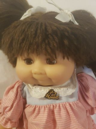 VIntage Gotz Puppe Doll Cabbage Patch Doll Doll Brown Hair 2