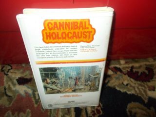 Cannibal Holocaust Rare Horror VHS Disney Gore Cult Classic OOP AOTB Custom 2