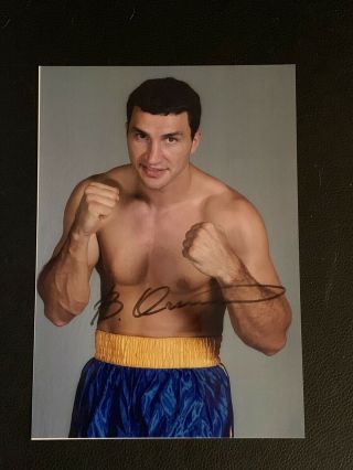 Wladimir Klitschko Signed Photo 100 Psa Jsa Pass Autograph Boxing Auto Rare