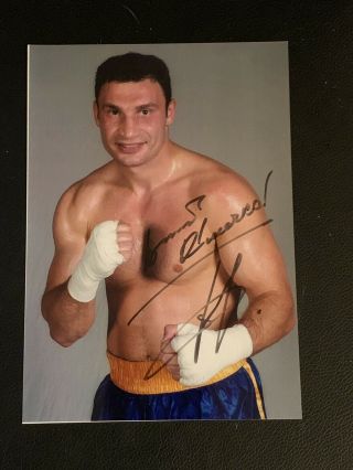 Vitali Klitschko Signed Photo 100 Psa Jsa Pass Autograph Boxing Auto Rare