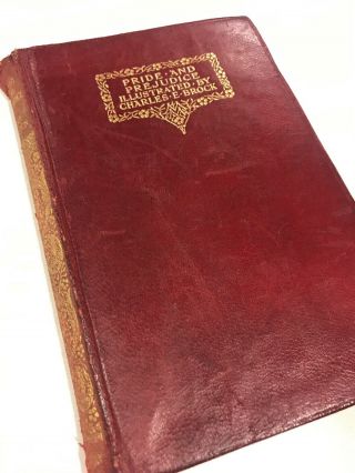 1907 - Pride And Prejudice - Jane Austen - Illus C E Brock Antique Book