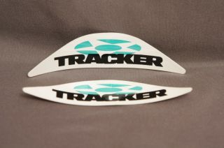 2 Nos Tracker Trucks Star Triangle Hanger Sticker Skateboards Lester Kasai 80 