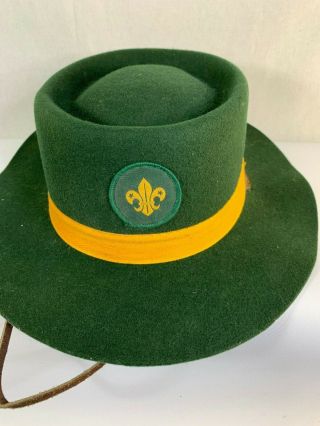 Cub Scout Hat Queensland 1970s vintage (1970s badge) Rare Australian made 2
