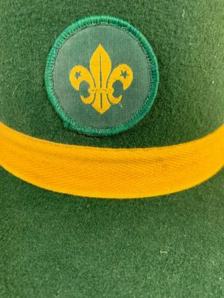 Cub Scout Hat Queensland 1970s vintage (1970s badge) Rare Australian made 3