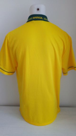 jersey shirt umbro BRASIL BRAZIL 1994 wc home L rare N0 flamengo Santos Romario 2