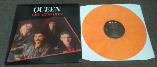 Queen Greatest Hits - Very Rare 12 " Orange Colour Vinyl Lp Freddie Mercury