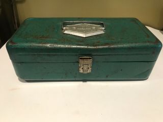 Vintage Victor Metal Tool Box 2 Tier Antique Tools & Collectibles 2