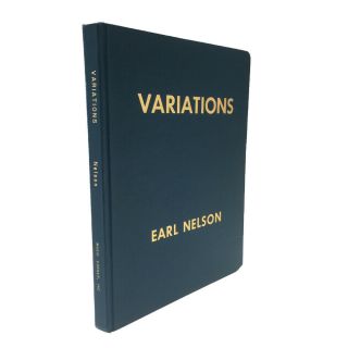 1st Ed Variations By Earl Nelson Card Magic Close Up Magic Signed By Earl Rare