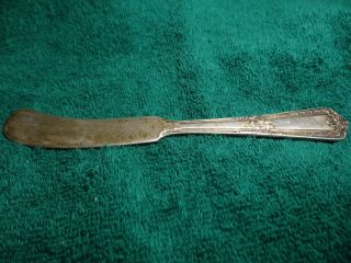 Reed And Barton Heritage Sterling Silver Butter Spreader Flat Handle 5 3/4 "