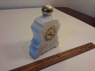 Vintage Avon Clock Bottle Charisma Cologne Grandfather White Antique Old Perfume