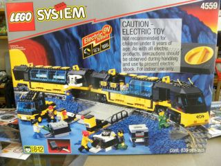 1996 Lego System 4559 Rare Electric Cargo Railway Set W Box & Instructions Cs