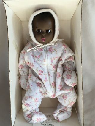 1979 Gerber Moving Eyes 17” African American Baby Doll by Atlanta Novelty 2