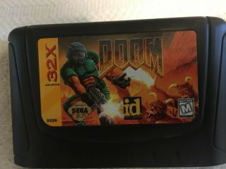 Doom (sega 32x,  1994) Rare Low Rate Cart Only