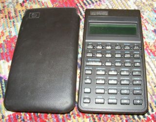 Vintage Hp 22s Scientific Calculator W/ Case Hewlett Packard 1987 Rare