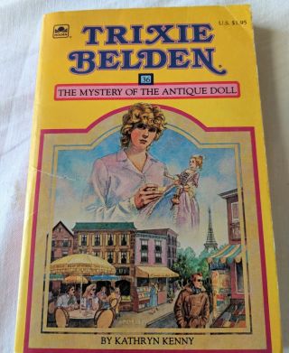 Trixie Belden And The Mystery Of The Antique Doll,  Square Paperback,  Rare