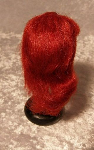 Vintage Barbie Color Magic Bright Red Wig Rare 1960 ' s 3