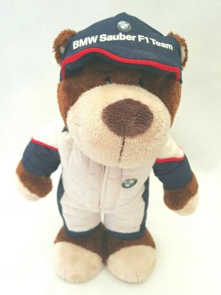 Bmw Sauber F1 Team Motorsport Official Teddy Bear Race Suit Plush Soft Toy Rare