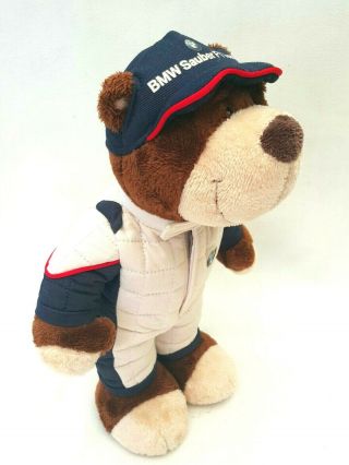 BMW Sauber F1 Team Motorsport Official Teddy Bear Race Suit Plush Soft Toy Rare 2