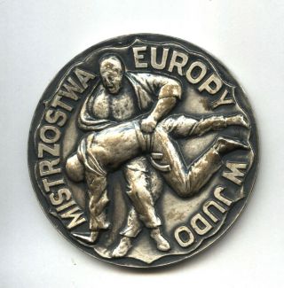 European Judo Championships Participant Medal Wrocław 1987 Ultra Rare