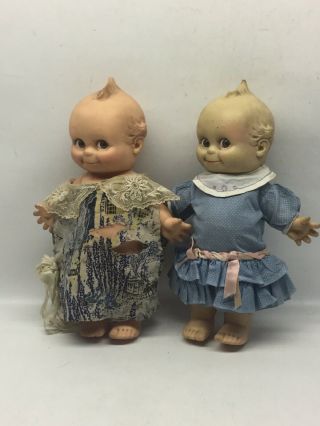 2 Vintage Cameo 11” Kewpie Vinyl Dolls