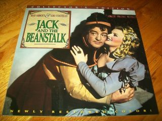 Jack And The Beanstalk Laserdisc Ld Collector 