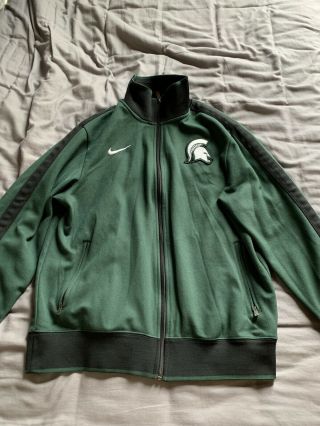 Rare Team Issued - Michigan State Men’s Basketball - Nike Zip - Up Jacket