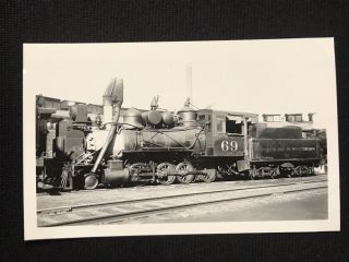Antique Colorado & Southern Railway Railroad Train Engine Locomotive No 69 Photo