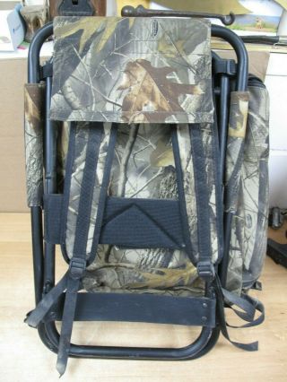 Beretta Hd Camo Realtree Hardwoods Hunting Backpack Gear Bag Fold Stool Rare