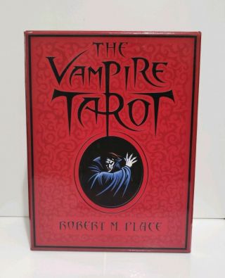 The Vampire Tarot Robert M.  Place 78 Cards,  Guidebook First Edition 2009 Rare