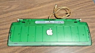 Vintage Apple M2452 Imac/g3 Lime Green Usb Keyboard Very Rare