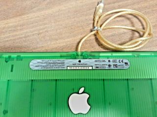 Vintage Apple M2452 iMac/G3 Lime Green USB Keyboard VERY RARE 2