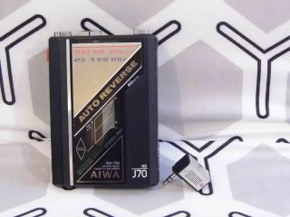 Vintage Rare Aiwa Hs - J70 Hs J70 Am Fm Stereo Cassette Recorder Walkman