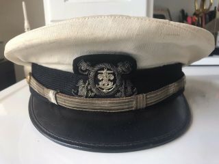 Rare 1930’s Sea Scout Uniform Hat Ship Leader Boy Air Scouts Explorer Senior