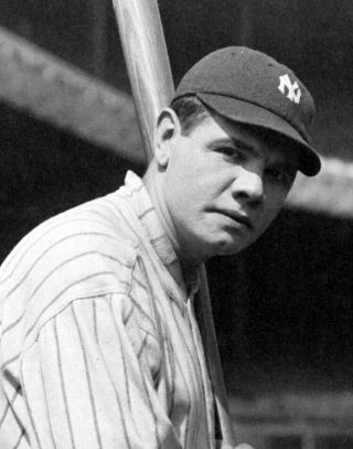 Vintage,  Extremely RARE 1920 Babe Ruth Large Photograph 2