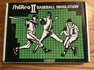1974 Sherco Ii Baseball Simulation - Very Rare
