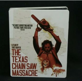 The Texas Chainsaw Massacre Rare Limited Steel Book Blu - Ray Horror 1974