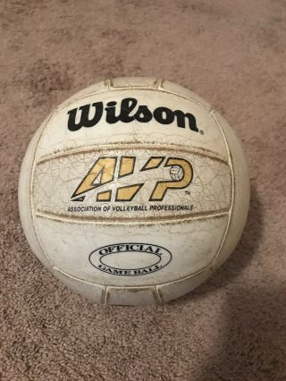 Wilson Leather Volleyball Avp Rare Old Style