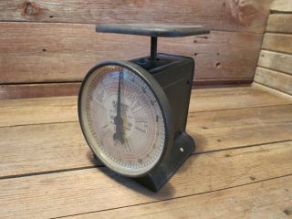 Vintage Dated 3 - 26 - 1944 Hanson Model 1509 Postal Scale 5 - Pound Scale Made Usa