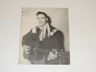 Faron Young Signed 8x10 Photo Country Western Singer Artist Autograph Rare (13)